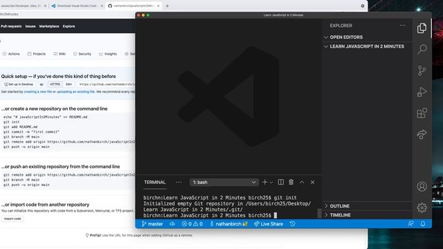 03 Create Github Repository and save all your code there смотреть онлайн