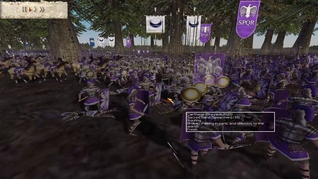 Glorious Battle of Super Powers! Rome Vs Carthage - 4v4 - ROME: Total War смотреть онлайн