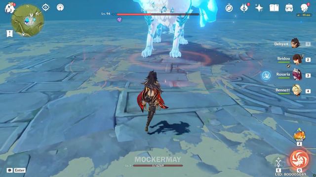 Level 1 Dehya Test vs Wolf | Genshin Impact смотреть онлайн