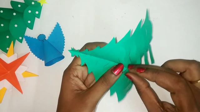 DIY Paper Christmas Tree Showpiece | Christmas Craft #Christmas_tree смотреть онлайн