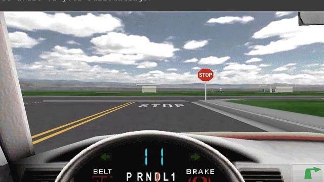 Driver's Education - Lesson 2 - Practice Driving (Игра - симулятор от 1999 года) смотреть онлайн