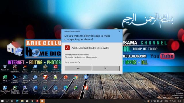 Panduan Cara instal adobe Acrobat Reader di laptop смотреть онлайн