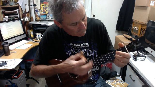 Ukulele Improvisation Art Fernandez on Romero Grand Tenor Ukulele смотреть онлайн