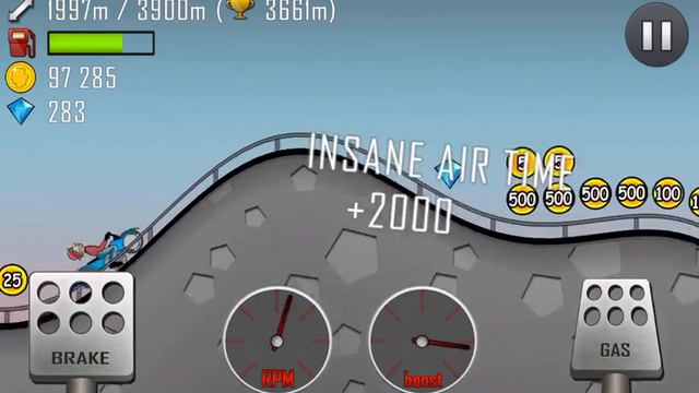 Hill Climb Racing КАК ЗАРАБОТАТЬ МНОГО ДЕНЕГ,1 способ