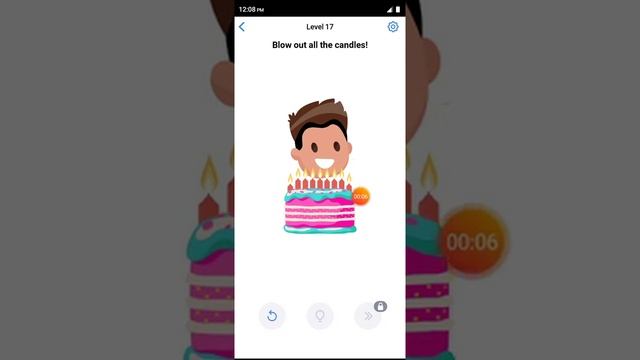 Easy game level 17 Blow out all the candles! Walkthrough смотреть онлайн