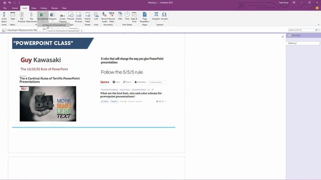 Taking Notes on a Slide Deck in OneNote смотреть онлайн