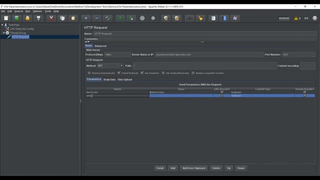 JMeter CSV File Parameterization смотреть онлайн