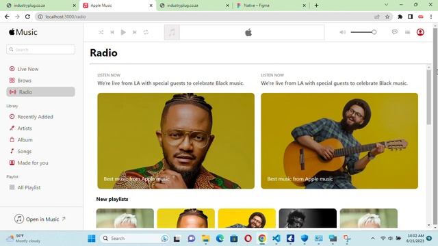 REACT Apple Music UI Clone in NEXT JS смотреть онлайн