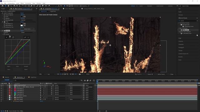 How To Create A Forest Fire Using VFX | After Effects Tutorial смотреть онлайн