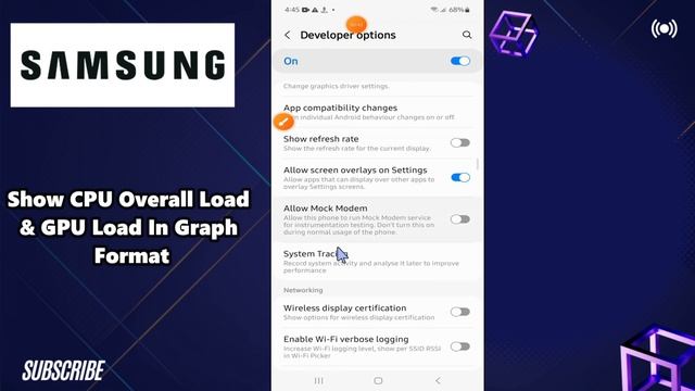 How to Show CPU Overall Load & GPU Load In Graph Format Samsung A24 / A34 / A54 / A14 смотреть онлайн