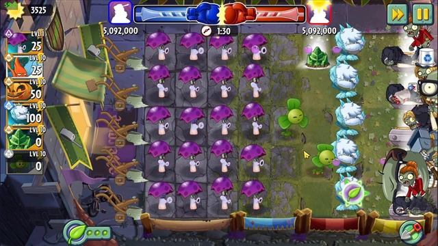 (Over 13.3M - Scaredy-shroom Tournament) PvZ2 Arena Week 280 S56, High Level Plants - Jade League смотреть онлайн