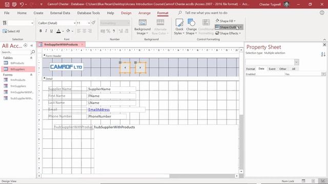 How to Create a FORM WITH SUBFORM in MS Access | The Introduction to MS Access Course смотреть онлайн