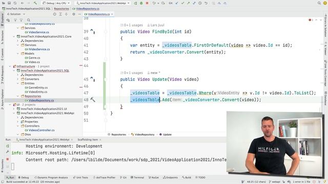 DistributedProgramming2021 | S1P22 | Update in a Clean way using Onion Architecture смотреть онлайн