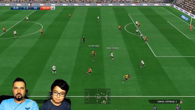 GALATASARAY-BEŞİKTAŞ DERBİSİ | RÖVANŞLI PES 2016 смотреть онлайн