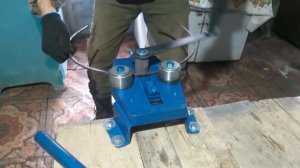 честный обзор ручного станка  "Гнутик" фирмы стан крафт.тест станка для холодной ковки .не реклама