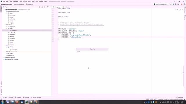Устанавливаем шаблон сайта на Django смотреть онлайн