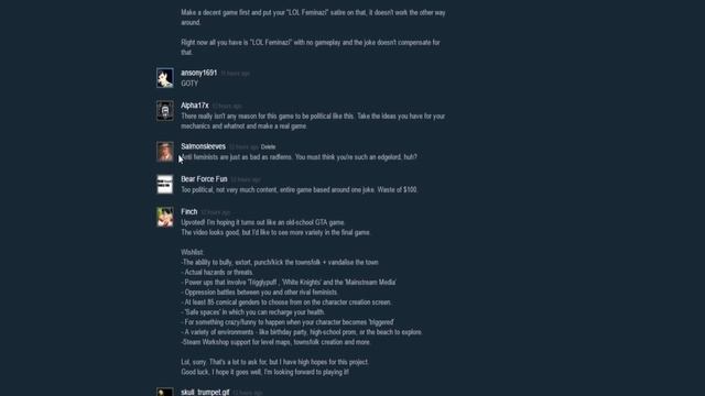 FEMINAZI: The Triggering - Best Greenlight comments смотреть онлайн