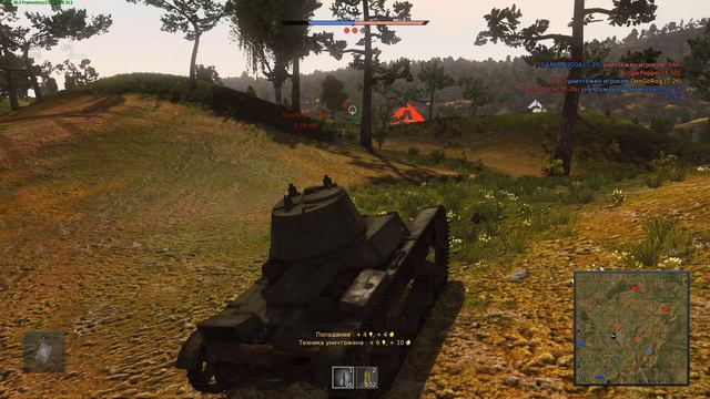 War Thunder - Первый бой на Т 26 смотреть онлайн