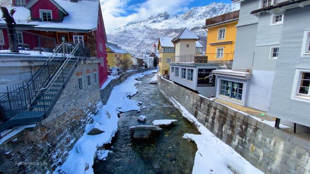 Andermatt Is A Magical Swiss Village In Winter ❄️ Switzerland 4K 🇨🇭