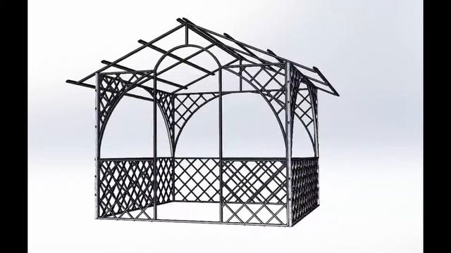 Беседка в Троицкий