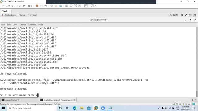 Recover an Oracle database after loss of control files смотреть онлайн