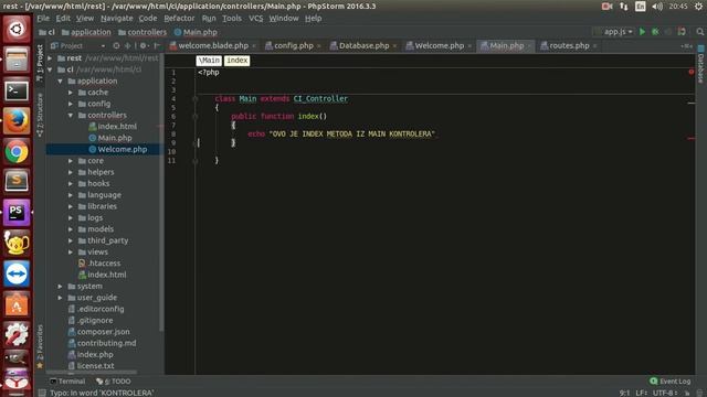 2. Codeignirer tutorial - What is Controllers смотреть онлайн