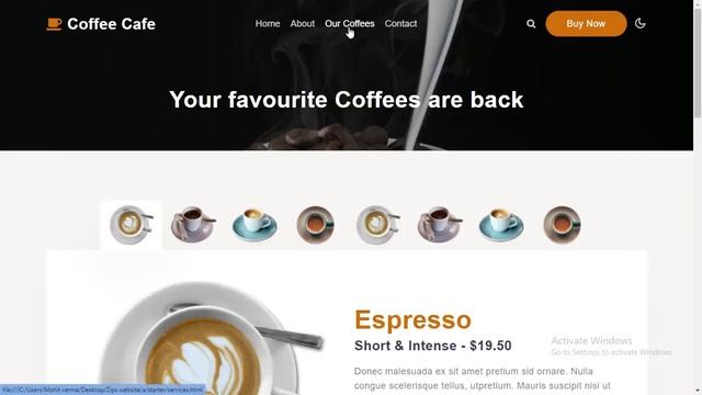Free Responsive Coffee Website Template in HTML and CSS || With Source Code || 2022 смотреть онлайн