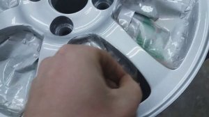 КАК ПОКРАСИТЬ ДИСКИ В 2 ЦВЕТА