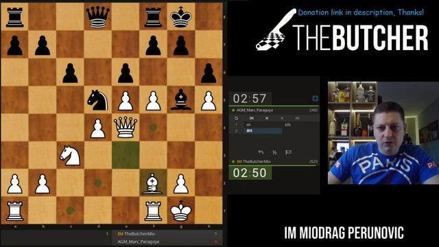 Blitz Game #26 Chess Opening: Caro Kann - Caveman (White) смотреть онлайн