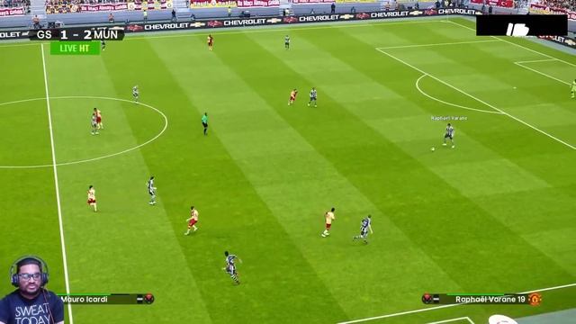 ⚽ Galatasaray Vs Manchester United | UEFA Champions League 2023-24| EFootball PES 21 Gameplay