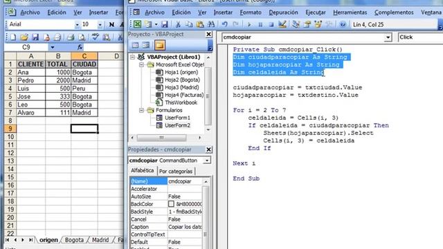 Excel 2003: vba formulario. Copia datos con for y 2 condiciones - www.ofimaticaparatorpes.com смотреть онлайн