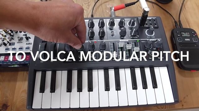 KORG VOLCA MODULAR + ARTURIA MICROBRUTE CV CHAOS смотреть онлайн
