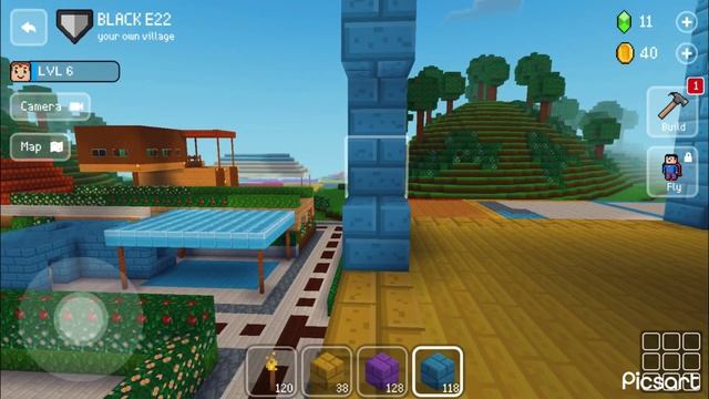 New video in block craft 3D p7:game for free simulator my server and vila ???#minecraft#gaming смотреть онлайн