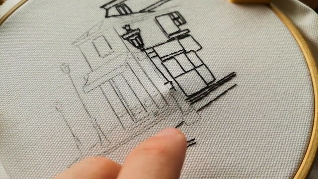 I Turned an Old Postcard of Paris into an Embroidery. смотреть онлайн