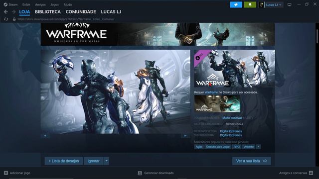 Warframe - DLC Cumulus Grátis como resgatar a sua - Itens Grátis смотреть онлайн