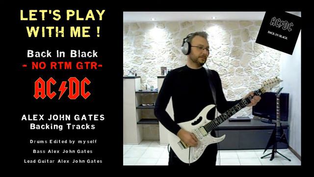AC/DC - Back In Black - backing track NO RTM GTR no voice смотреть онлайн