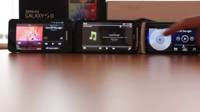 Звук Samsung Galaxy S II VS HTC Sensation VS Sony Ericcson Xperia Arc смотреть онлайн