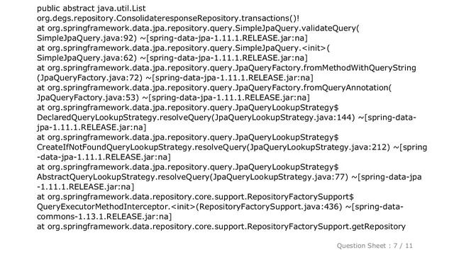 MySQL : Validation failed for query for method JPQL смотреть онлайн