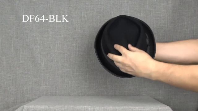 DF64-BLK Шляпа фетровая DPC Diamond Crown смотреть онлайн