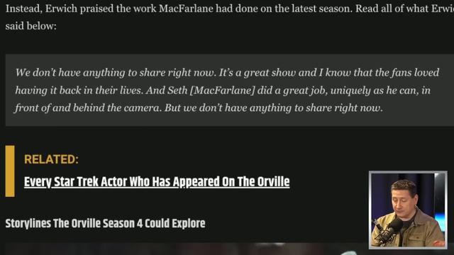 Chances For The Orville Season 4 Don’t Look Good Hints Hulu Exec