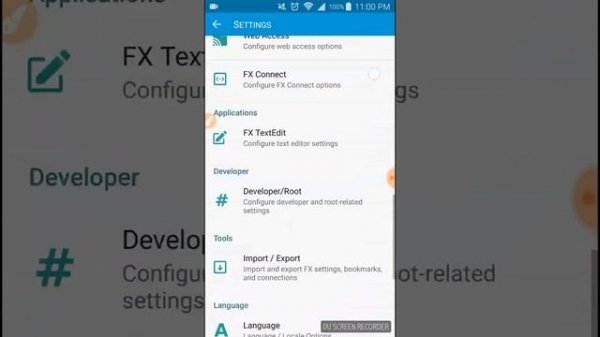 How to add (root) system on fx file explorer