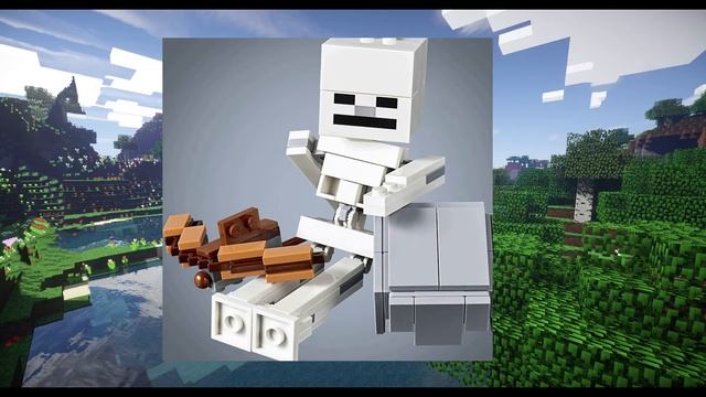 Майнкрафт Лего набор 21150 Скелет