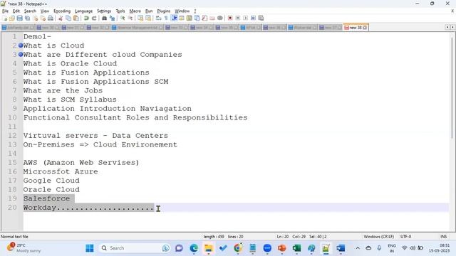 Oracle Fusion Cloud SCM | Real Time Training | What is Cloud | Placement | Interview Preparation смотреть онлайн