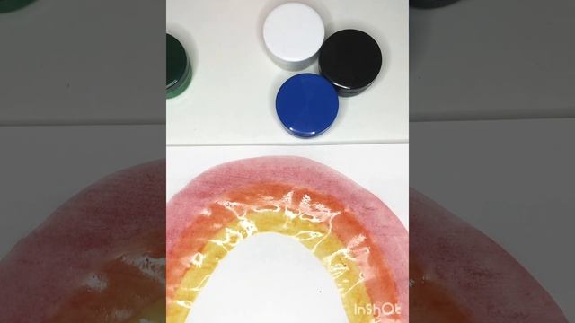 Рисуем дома радугу и изучаем цвета. смотреть онлайн