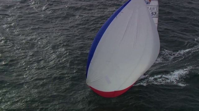 Antoine Michel - Route du Rhum 2014 - Vue d'hélico смотреть онлайн