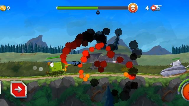 КВ челябинский против Карателя - Мультики про танки