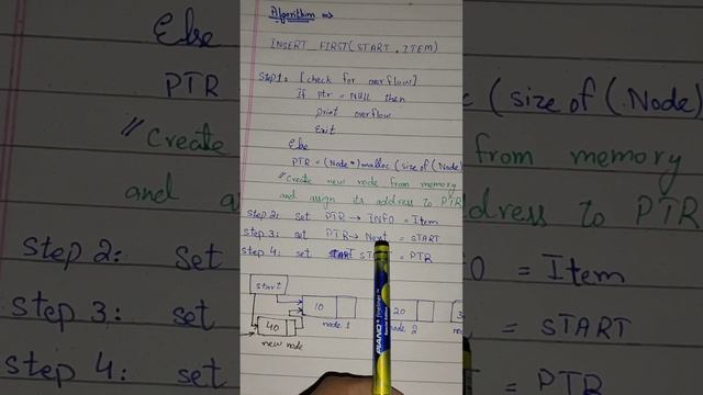 Insert a node at the beginning in linked list смотреть онлайн