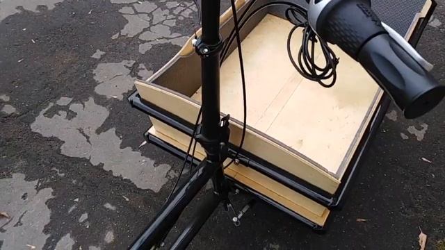 Городской двухколесный грузовой велосипед cargobike смотреть онлайн