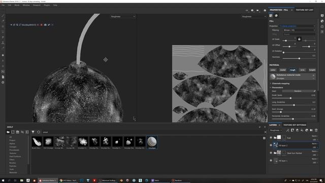 Add detail in Substance Painter using Smudges Generator смотреть онлайн
