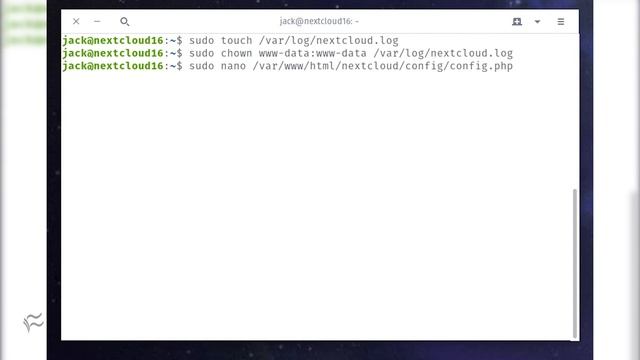 How to enable logging in Nextcloud 16 смотреть онлайн